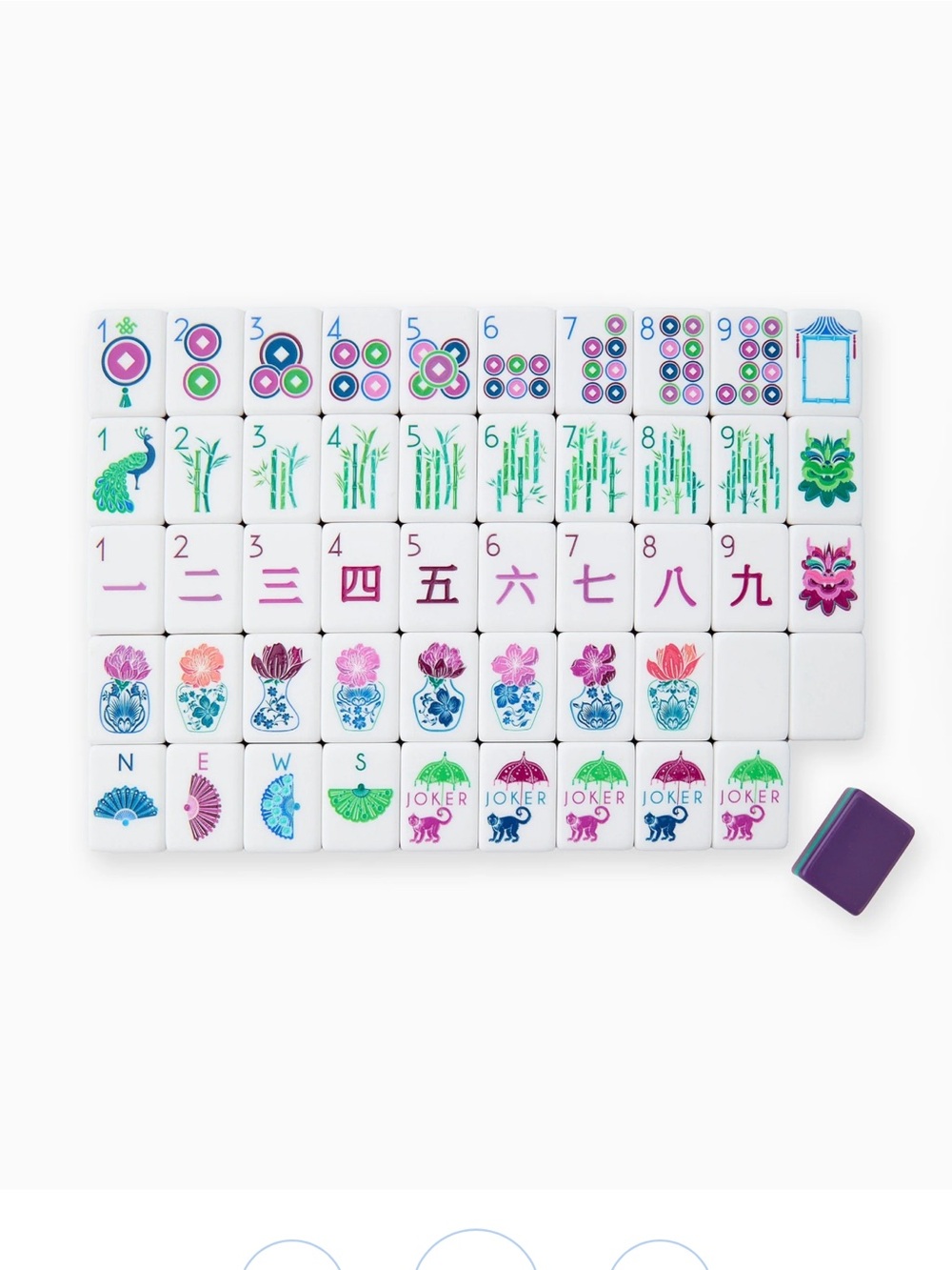 Oh My Mahjong Gemma Tile Set